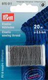 Prym Elastisch Naaigaren - Grijs - 20 m x 0,5 mm