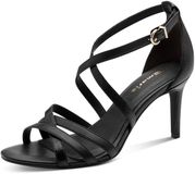 Tamaris - Dames - Sandalen - Zwart - Maat 39