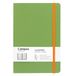 Campus Bullet Journal Notitieboek, A5, horizontaal, gelinieerd, 7 mm, hardcover, 96 vellen à 75 g, elastische sluiting, tas en bladwijzer, A5, liggend formaat, groen