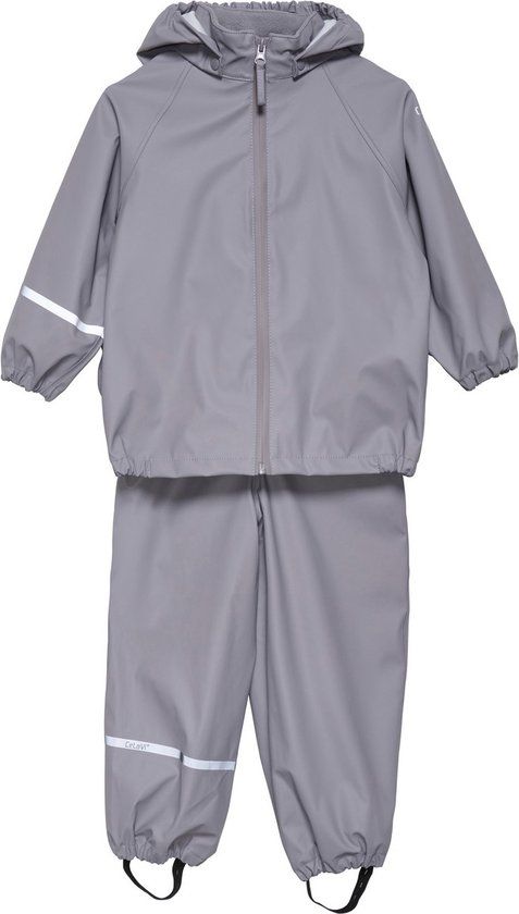 Celavi Basic regenpak voor kinderen - Gerecycled - Meeuw - Maat 110
