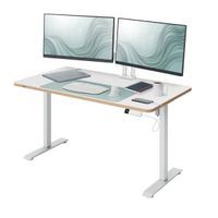 Leitz Bureau électrique assis-debout 120x70 CM - Blanc