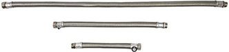 Omnigena Antivibratieverbinding 40 cm 1" Zwart;Zilver