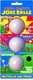 LONGRIDGE Fop Golfballen Prank - Wit, 3 stuks