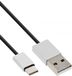 Inline 35835 USB-kabel - 5 m - Zwart, Aluminium