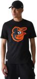 NEW ERA CAP S.A.S T-shirt Baltimore Orioles Nos MLB Regular Zwart Katoen/Polyester Maat XS