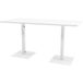 Greko table de réunion haute avec pied blanc