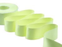 Furlanis - Dubbel satijnen lint, Italiaans weefsel - zuurgroen, 40 mm x 25 m