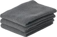 Zone Theedoek 27 x 27 cm 3 stuks Anthracite
