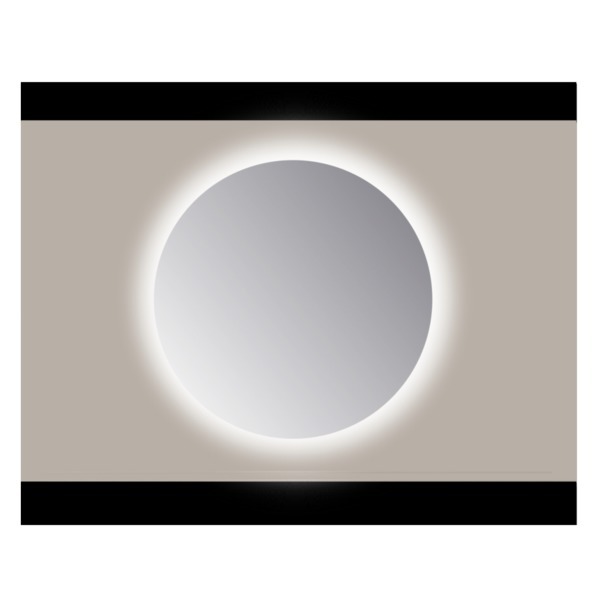 Sanicare Q-mirrors spiegel rond 90 cm PP geslepen rondom Ambiance Warm White leds met sensor RAWS.900