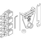 HAWA Ordena 70/P Bufferset voor installaties met puntgeleiding (schuifdeurbeslag) incl. wegwerpboorkop, aantal deuren 2-3
