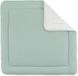 BEMINI Couverture - 100x100cm - Coton bio doux - Lunar