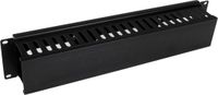 StarTech 2U Horizontaal Rack Vingergoot Kabelmanagement Paneel met Afdekking