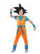 Smiffys Dragon Ball Z Goku-kostuum voor kinderen, officiële gelicentieerde anime-verkleedjurk, oranje-blauwe jumpsuit, polsbandjes en stekelige zwarte Goku-hoofddeksel, Saiyan cosplay outfit voor