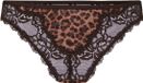 Hunkemöller Gabrielle String Noir Imprimé Panthère