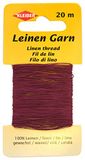 Kleiber 11,8 x 6,2 x 0,4 cm linnen garen, bordeaux