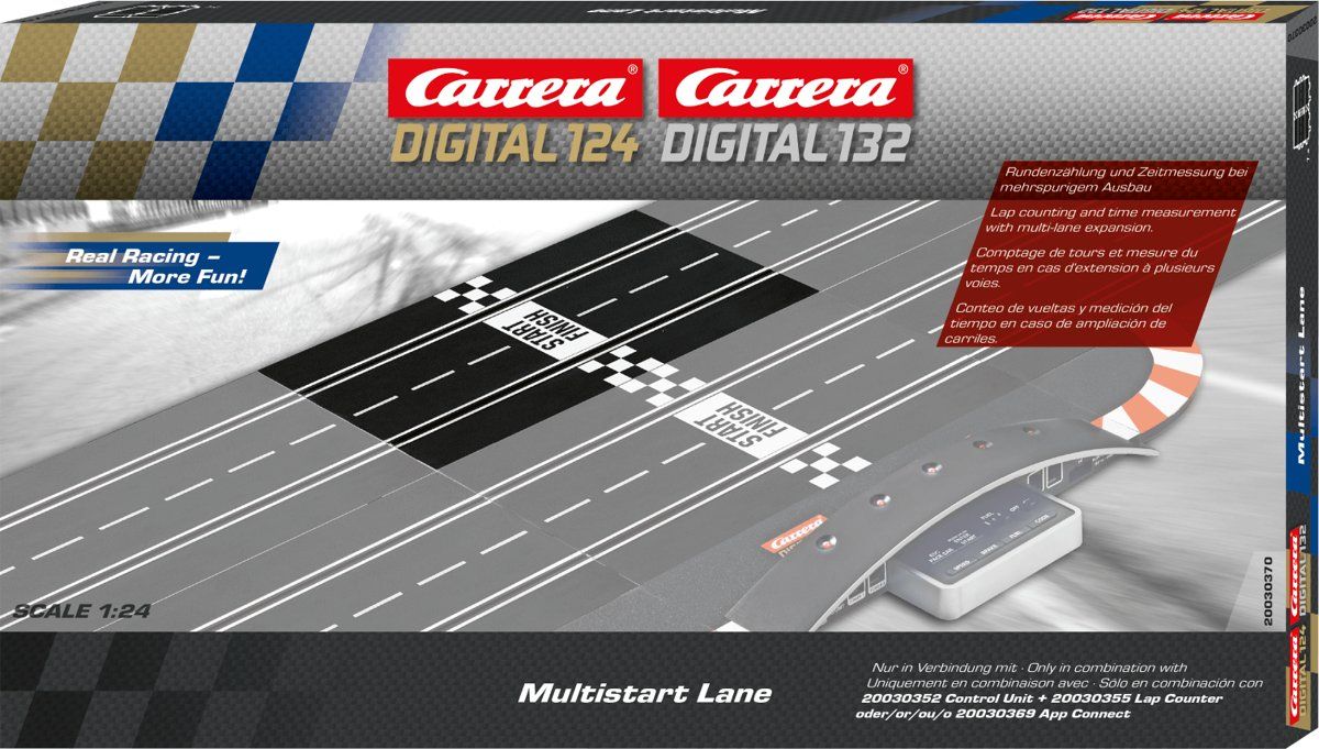 Carrera Digitaal Multistart Lane Zwart