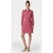 Brooks Brothers Robe-chemise ceinturée en tricot rouge