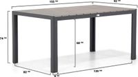 Lifestyle Garden Furniture Young dining tuinafel 155 x 92 cm