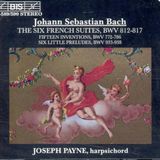BIS Records Joseph Payne - J.S. Bach: The Six French Suites (2 CD)
