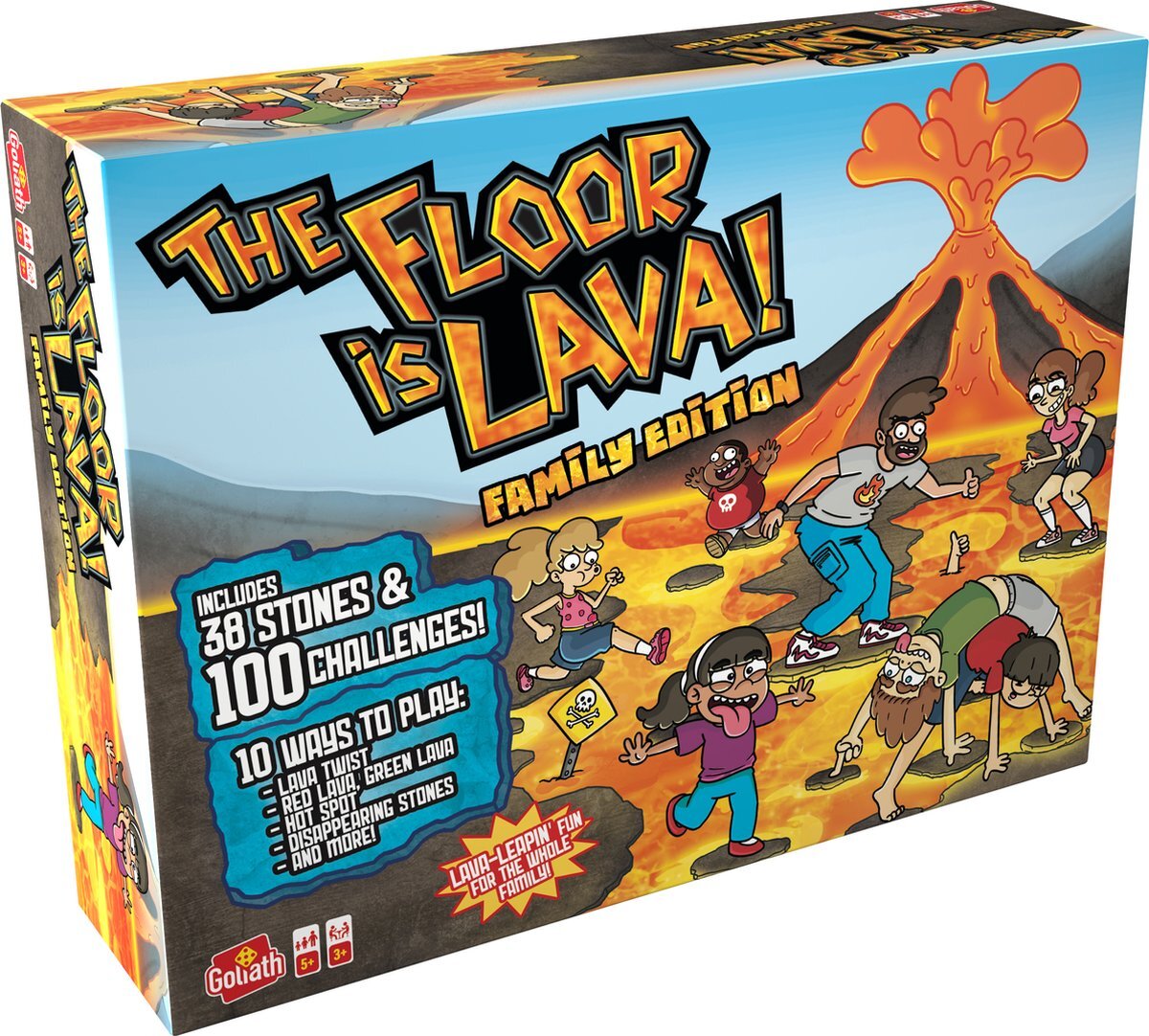 Goliath De Vloer is Lava: Familie Editie - Het lava-springspel voor de hele familie!