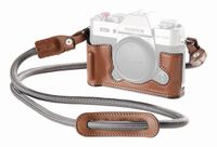 SmallRig 5670 Kit de demi-étui en cuir pour FUJIFILM X-T30 / X-T30 II / X-T30 III, Marron