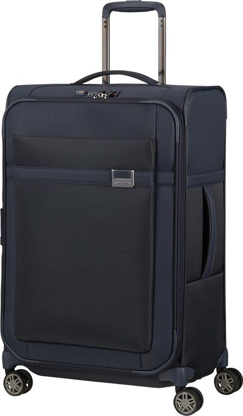Samsonite Airea Spinner 67/24 - Dark Blue - Medium - Expandable - Softcase