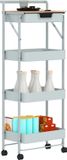 HOMCOM Gereedschapswagen PP 45x29,5x117,5cm Groen