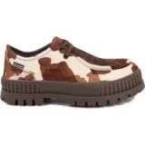 Palladium Leren loafers met vetersluiting, Pallashoxk Moc Wild