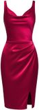 Ombre LARICA Jurk - Rits - Jurk Donkerroze L