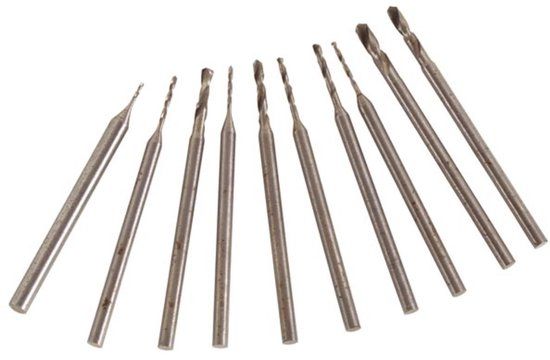 Velleman Precisieboorset - 10-delig - Ø 0.6-2.3 mm