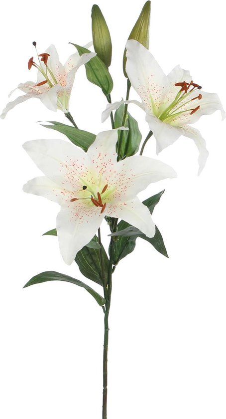 Mica Decorations Lily Stargazer - 75 cm - Cream