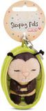 NICI Sleutelhanger Pluche Dieren in Mandje - 8 cm - Groen & Geel