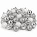 Mica Decorations Kerstballenset Zilver 40 Stuks - Onbreekbare Kerstballen met Diameter 6 cm
