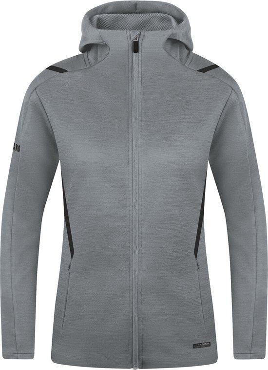 Jako Challenge Women's Casual Zip Jacket - Grey - Size 36