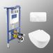 Villeroy & Boch Subway 2.0 toiletset met wandcloset en bedieningsplaat