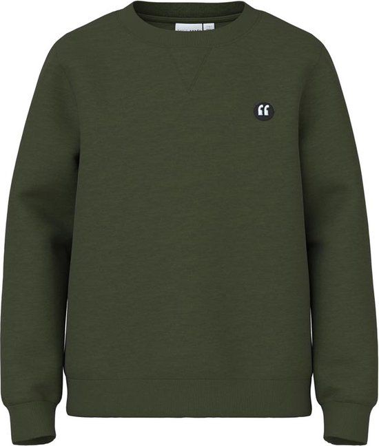 NAME IT NMMVIMO LS SWEAT BRU NOOS Jongens Trui - Maat 110 - Rifle Green