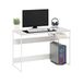 Furinno Modern Lifestyle Study, Computer Bureau, Engineered Wood, Massief Wit/Wit, 114cm Breed