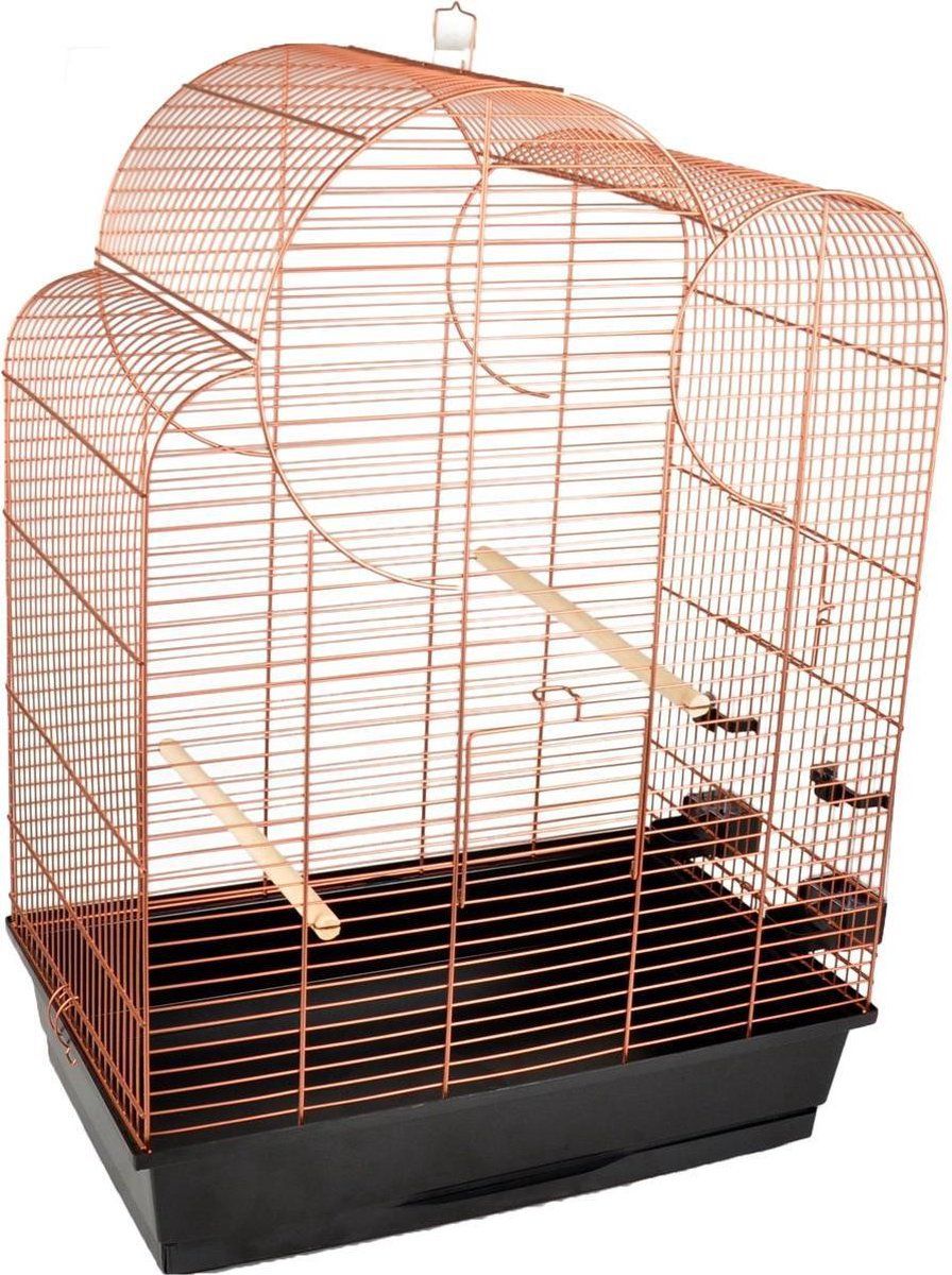 zooselect Vogelkooi Wammer 1 Zwart/Koper