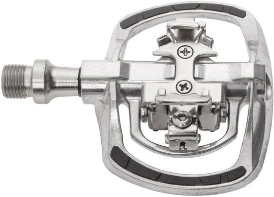 M-Wave M-wave Klikpedaal Drag-t1 9/16 Inch Zilver Set