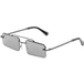 Hawkers Lunettes de Soleil Gun Metal Chrome Squared Chella