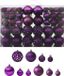 vidaXL - 100-delige - Boules de Noël - violet