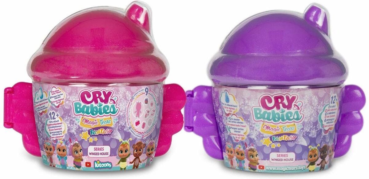 iMC Toys Cry Babies Magic Tears Huisje met Vleugels - Multikleur - 8421134090378
