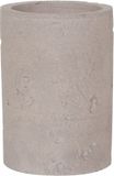 MSV Tandenborstelhouder Beige – ITAIPU Serie Badkamer Accessoires Beker voor Tandenborstel Houder en Tandpasta – 7x10 cm