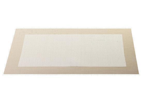 ASA Selection Geweven Rand Placemat - 33 x 46 cm - Gebroken Wit