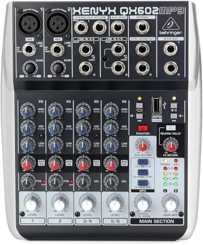 Behringer Xenyx QX602MP3 mixer