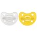 Chicco PhysioForma Fopspeen Luxe, Fopspeen in Silicoon 2-6 M, Set van Zachte en Delicate Fopspeentjes, Ondersteunt de Fysiologische Ademhaling en Bevordert de Juiste Ontwikkeling van de Mond, 2 Stuks