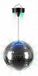 Merkloos Relaxdays Discobal - 30 cm - met motor - led - Zilver/Zwart