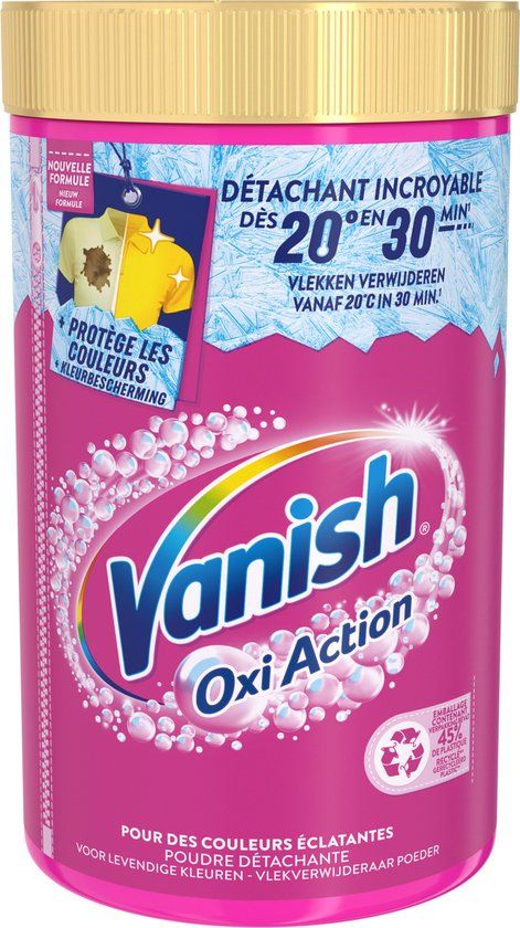 Vanish Oxi Action Wasbooster Poeder - Vlekverwijderaar Voor Gekleurde Was - 1,41kg