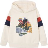 Vertbaudet Sweater met capuchon met geplaatste print