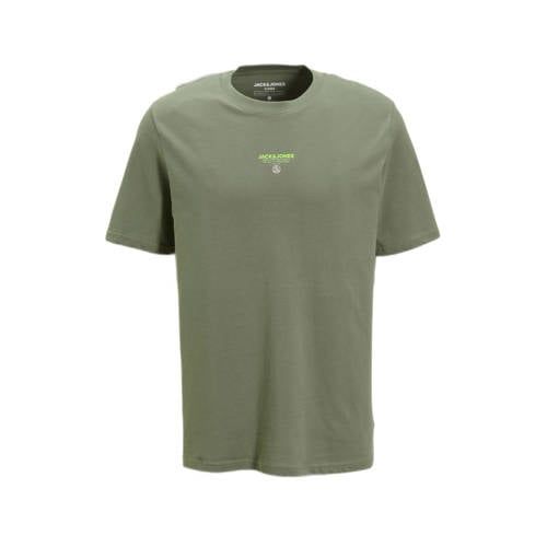 JACK & JONES CORE T-shirt JCOTYPO - Groen